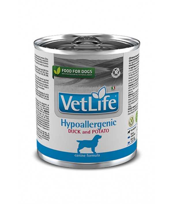 Vet Life WF Dog Hypoallergenic Duck