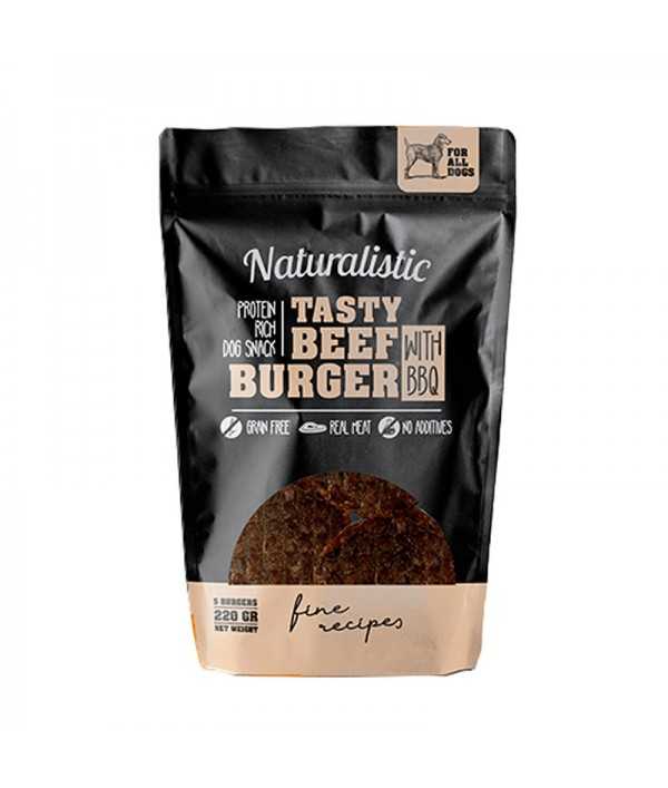 Naturalistic Tasty Beef Burger With BBQ 5u