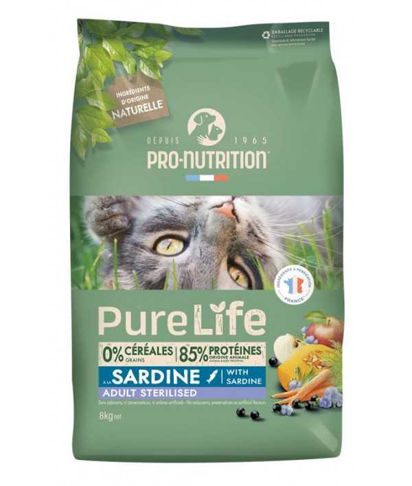 Pure Life Gato Esterilizado con Sardina